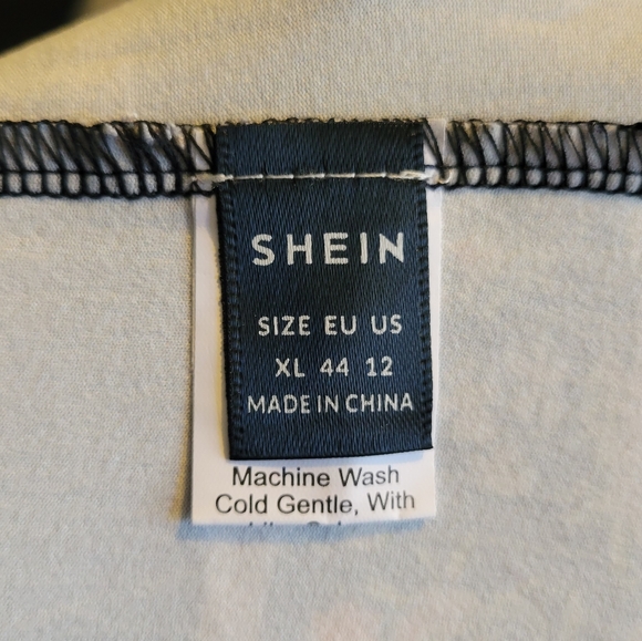 Black, Gold, And Zebra Print Women's Dress - Picture 7 of 10